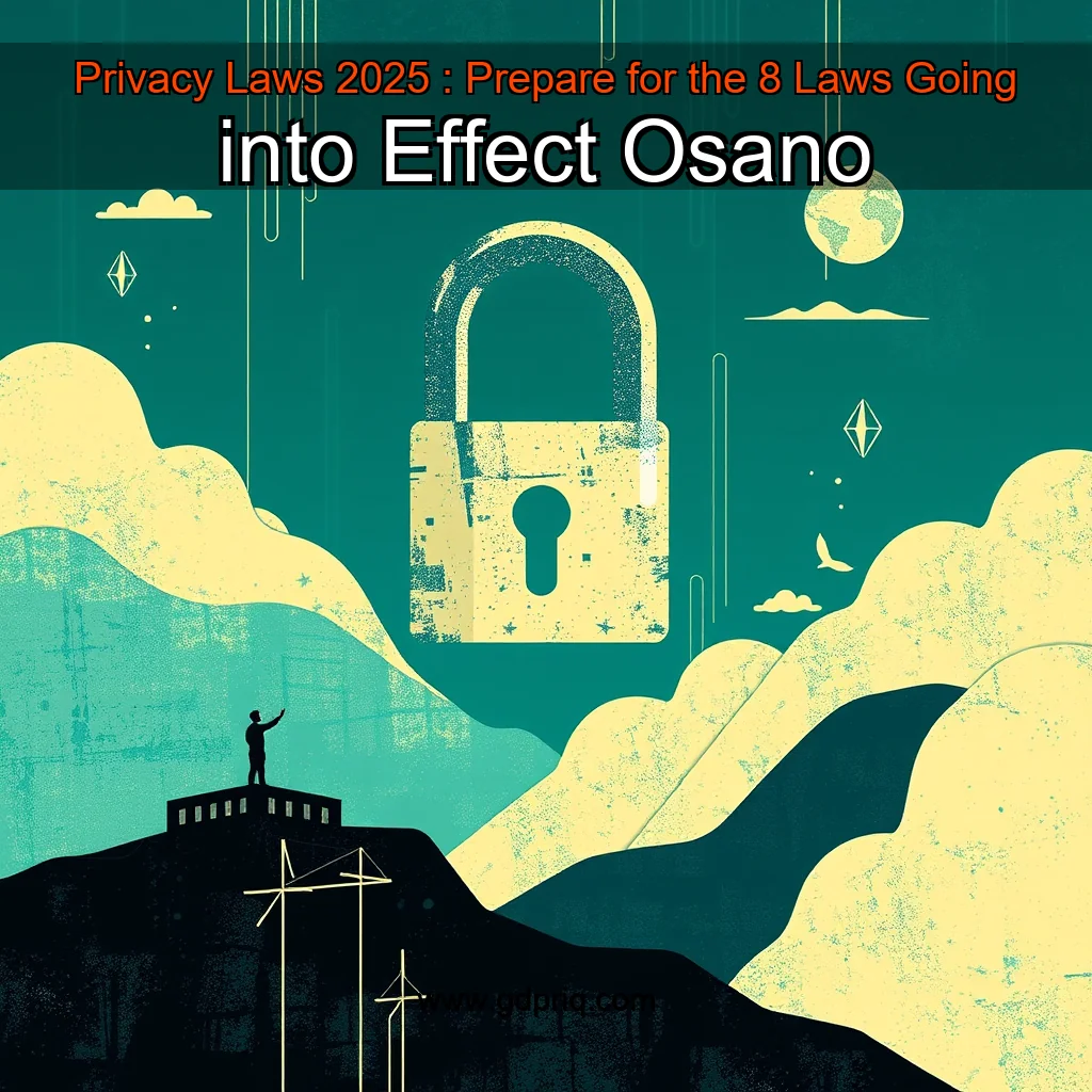 You are currently viewing Privacy Laws 2025 : Prepare for the 8 Laws Going into Effect  Osano