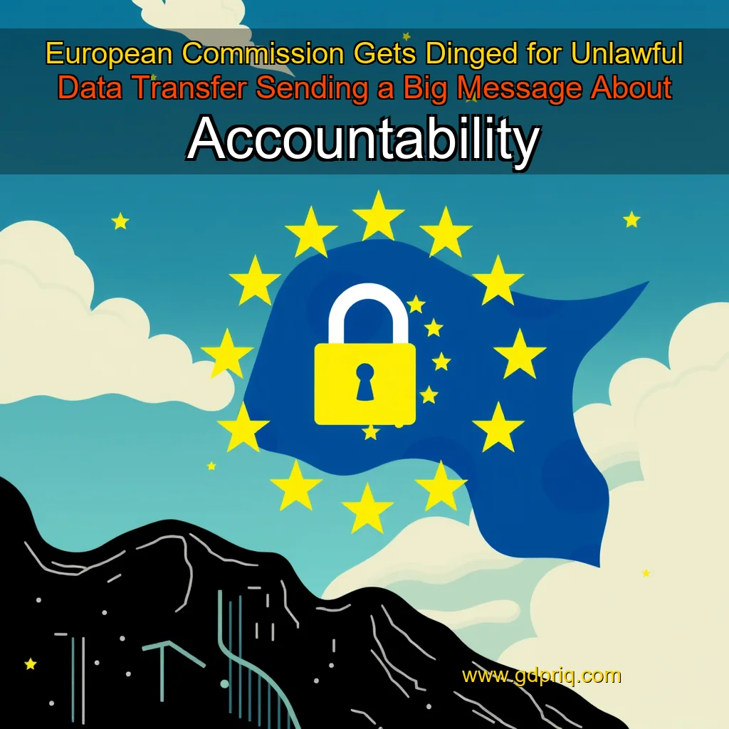 You are currently viewing European Commission Gets Dinged for Unlawful Data Transfer  Sending a Big Message About Accountability