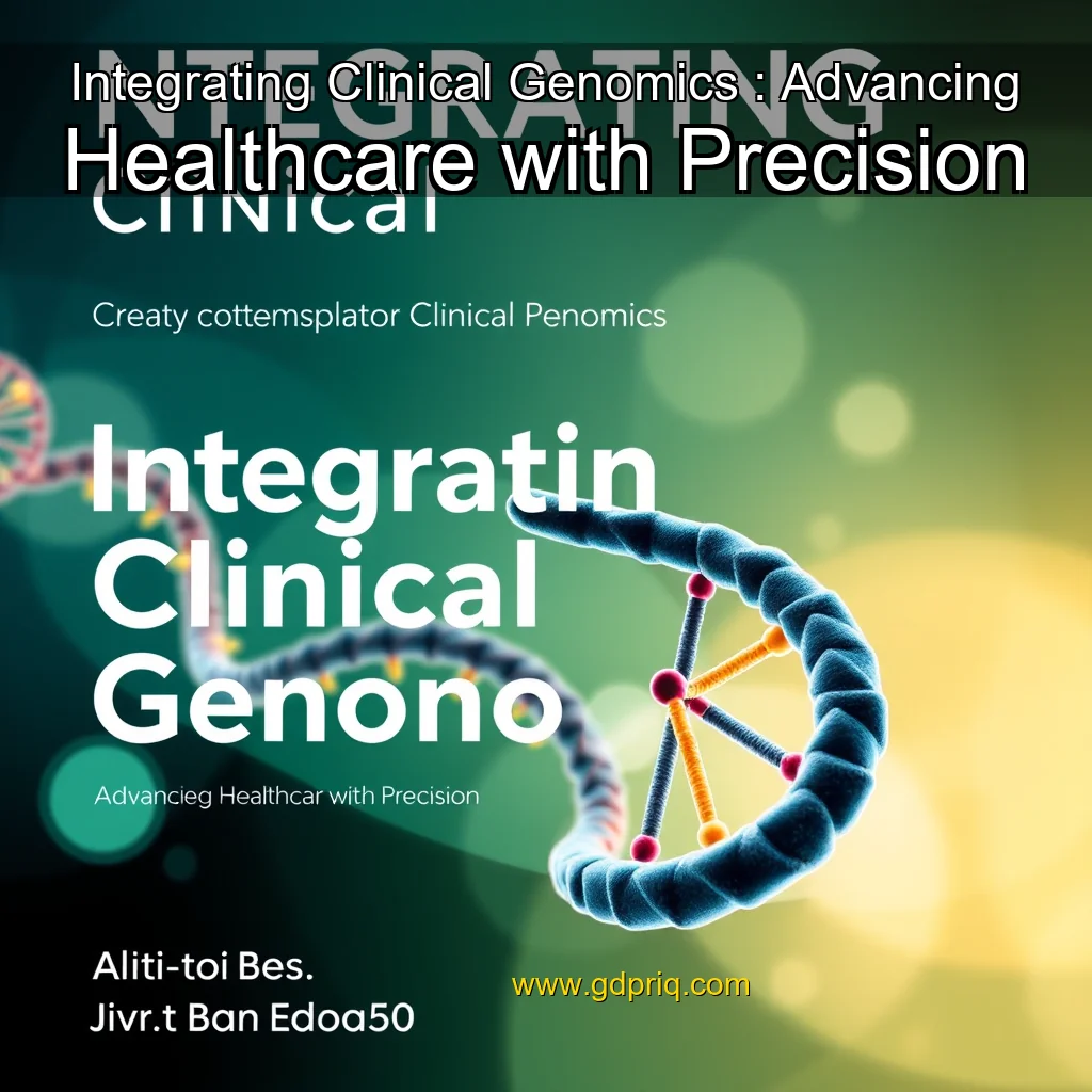 You are currently viewing Integrating Clinical Genomics : Advancing Healthcare with Precision