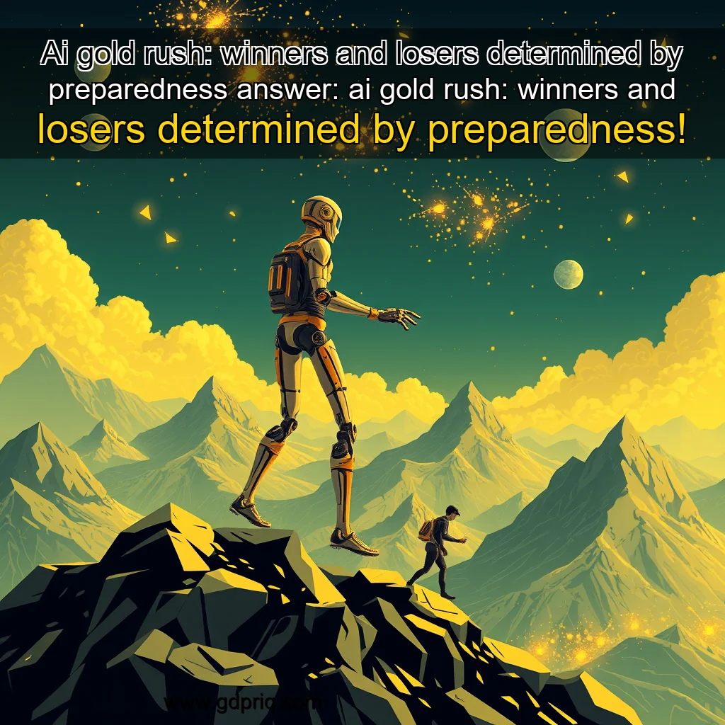You are currently viewing Ai gold rush: winners and losers determined by preparedness


 answer: ai gold rush: winners and losers determined by preparedness!
