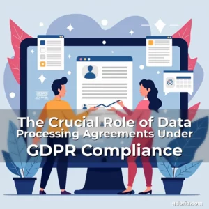 Read more about the article The Crucial Role of Data Processing Agreements Under GDPR Compliance
