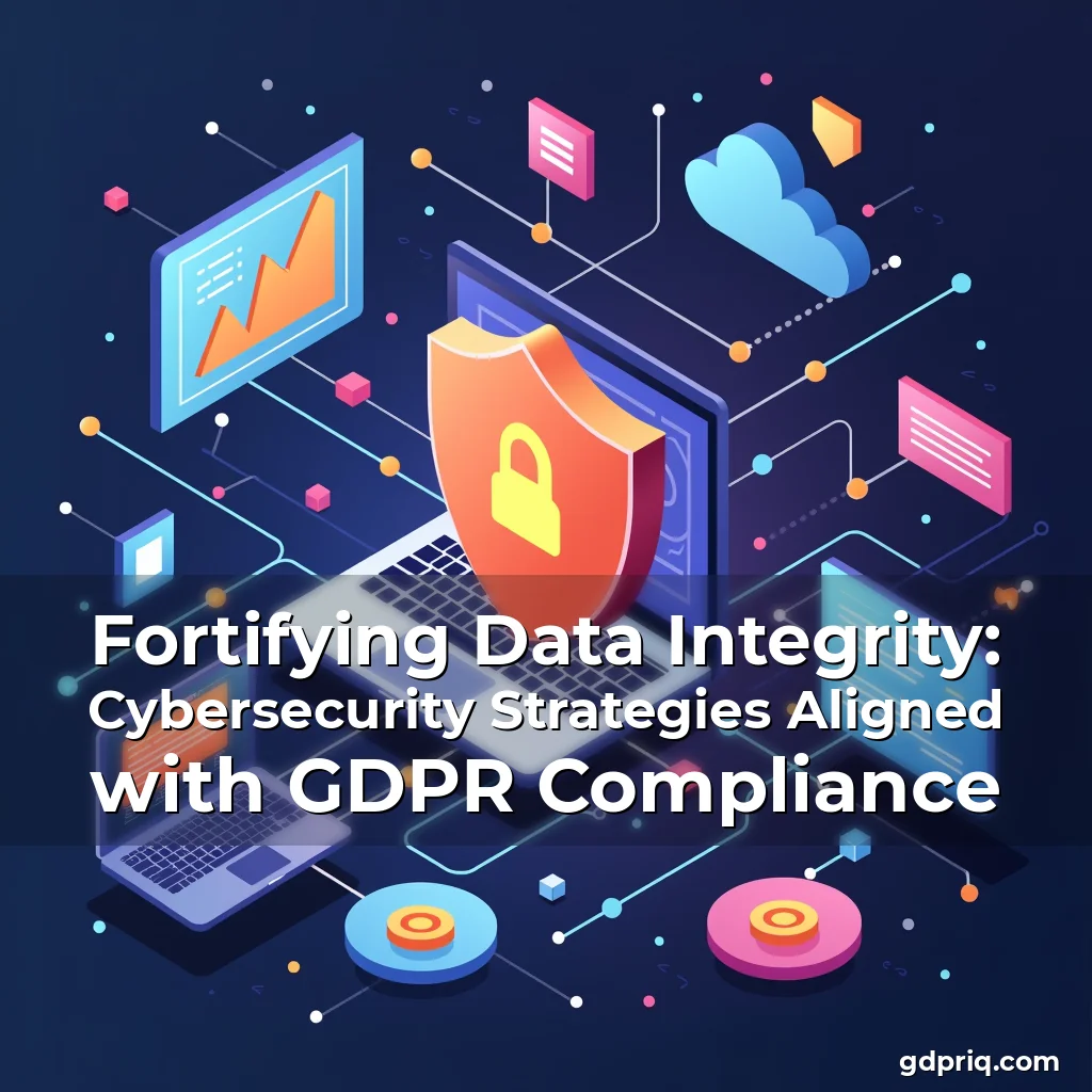 Read more about the article Fortifying Data Integrity: Cybersecurity Strategies Aligned with GDPR Compliance